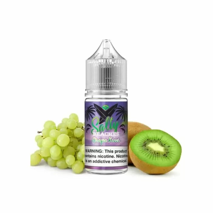 Salty Beaches Nic Salt 30ml - Grape Kiwi