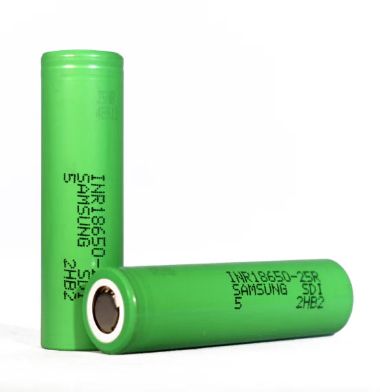 Samsung 25R flat top batteries (18650)