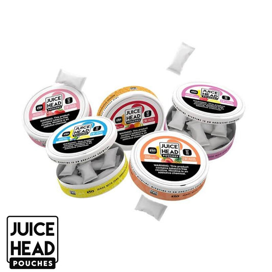 JUICE HEAD POUCHES - Bolsas de nicotina 6mg (1 caja7/20 bolsitas)